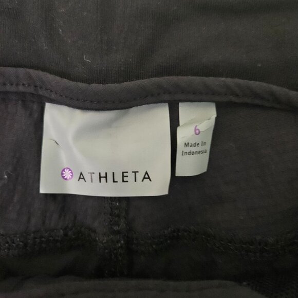 Athleta Women's Black Cargo Casual 4" Inseam Outdoor Hiking Short Size 6 - Picture 7 of 9